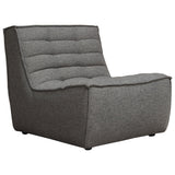 Marshall Grey Armless Chair by Diamond Sofa at Eve Furniture
