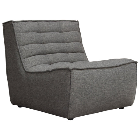 Marshall Grey Armless Chair by Diamond Sofa at Eve Furniture