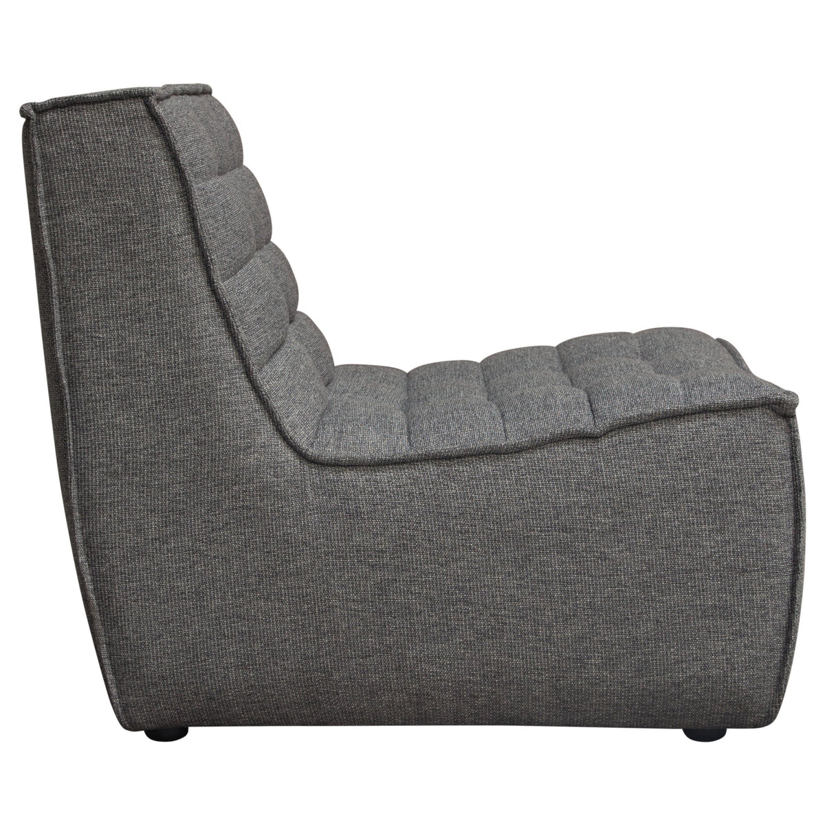 Marshall Grey Armless Chair by Diamond Sofa at Eve Furniture