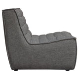 Marshall Grey Armless Chair by Diamond Sofa at Eve Furniture