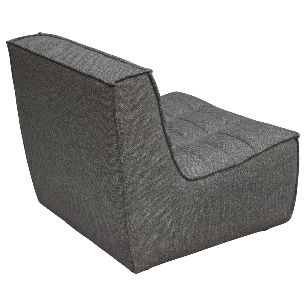 Marshall Grey Armless Chair by Diamond Sofa at Eve Furniture