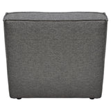 Marshall Grey Armless Chair by Diamond Sofa at Eve Furniture