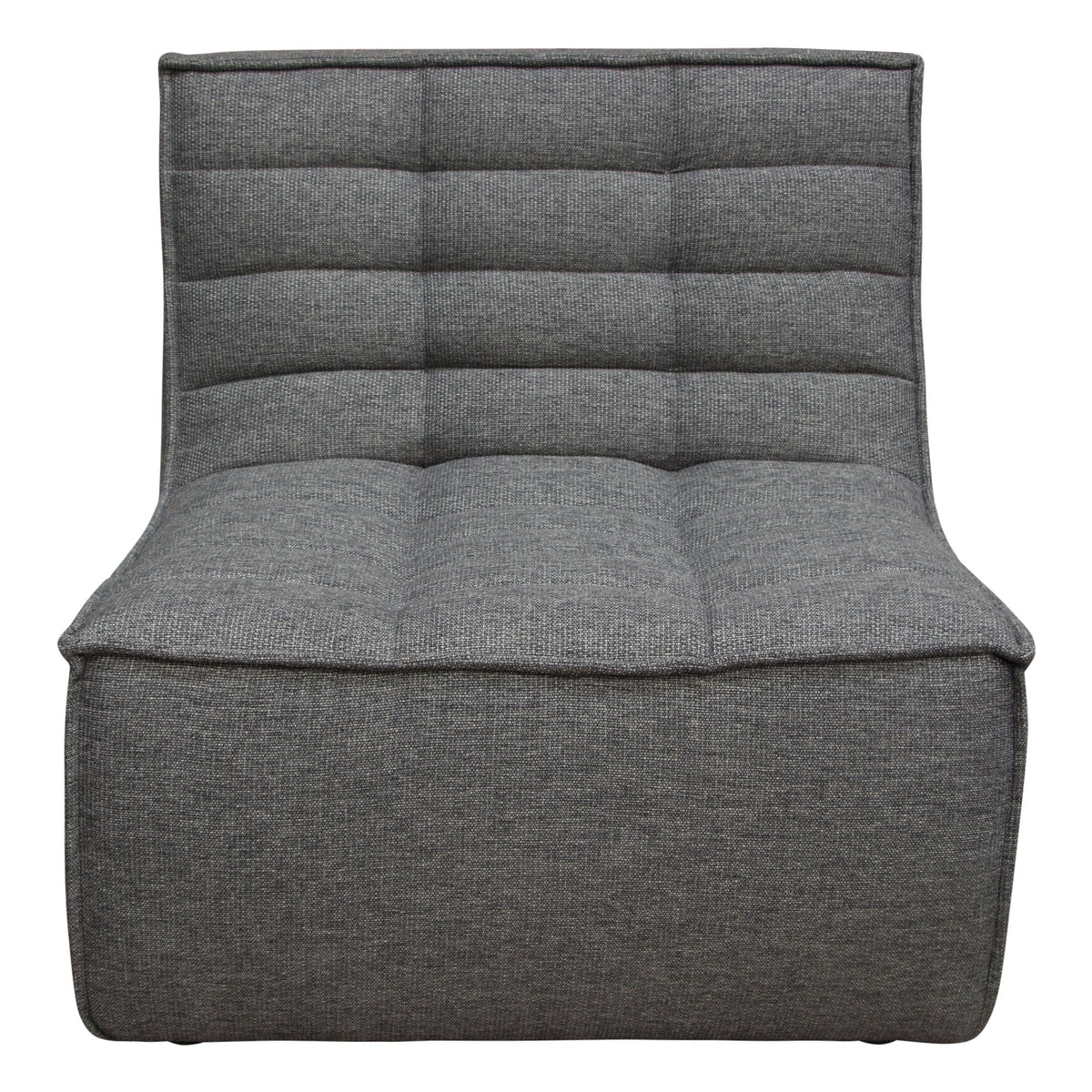 Marshall Grey Armless Chair by Diamond Sofa at Eve Furniture