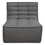 Marshall Grey Armless Chair by Diamond Sofa at Eve Furniture