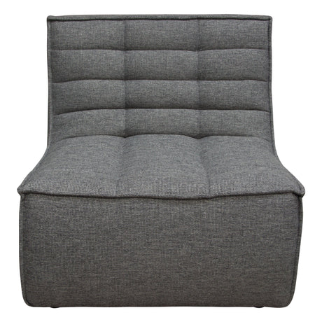 Marshall Grey Armless Chair by Diamond Sofa at Eve Furniture