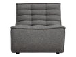 Marshall Grey Armless Chair by Diamond Sofa at Eve Furniture