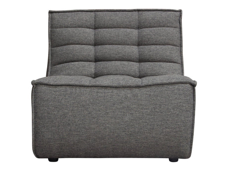 Marshall Grey Armless Chair by Diamond Sofa at Eve Furniture