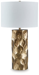 Marshawn Gold Finish Table Lamp