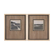 Marshland Shadows (Set of 2) by Mercana Studio a Hand Embellished Framed Art Print Matted under Glas by Mercana at Eve Furniture