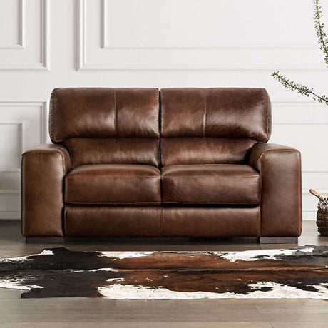 Marsicano Cognac Sofa by Furniture of America at Eve Furniture