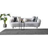 Marsilya Grey 4-pieces Livingroom Set by Furnia at Eve Furniture