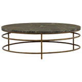 Marston Coffee Table, Brown by Dovetail at Eve Furniture