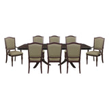 Marston Dark Cherry 96" Extendable Dining Room Set by Homelegance at Eve Furniture