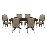 Marston Dark Cherry 96" Extendable Dining Room Set by Homelegance at Eve Furniture