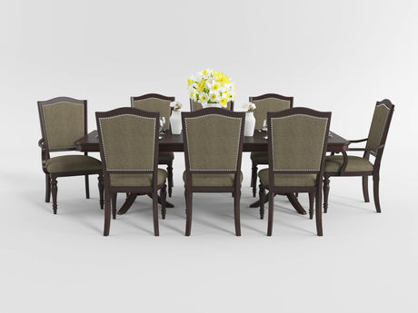 Marston Dark Cherry Natural Side Chair, Set of 2 by Homelegance at Eve Furniture