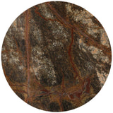 Marston Side Table, Brown/Green Marble by Dovetail at Eve Furniture