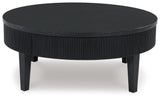 Marstream Black Coffee Table by Ashley at Eve Furniture