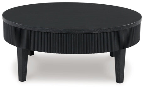 Marstream Black Coffee Table by Ashley at Eve Furniture