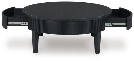 Marstream Black Coffee Table by Ashley at Eve Furniture
