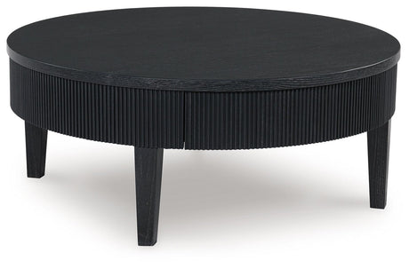Marstream Black Coffee Table by Ashley at Eve Furniture