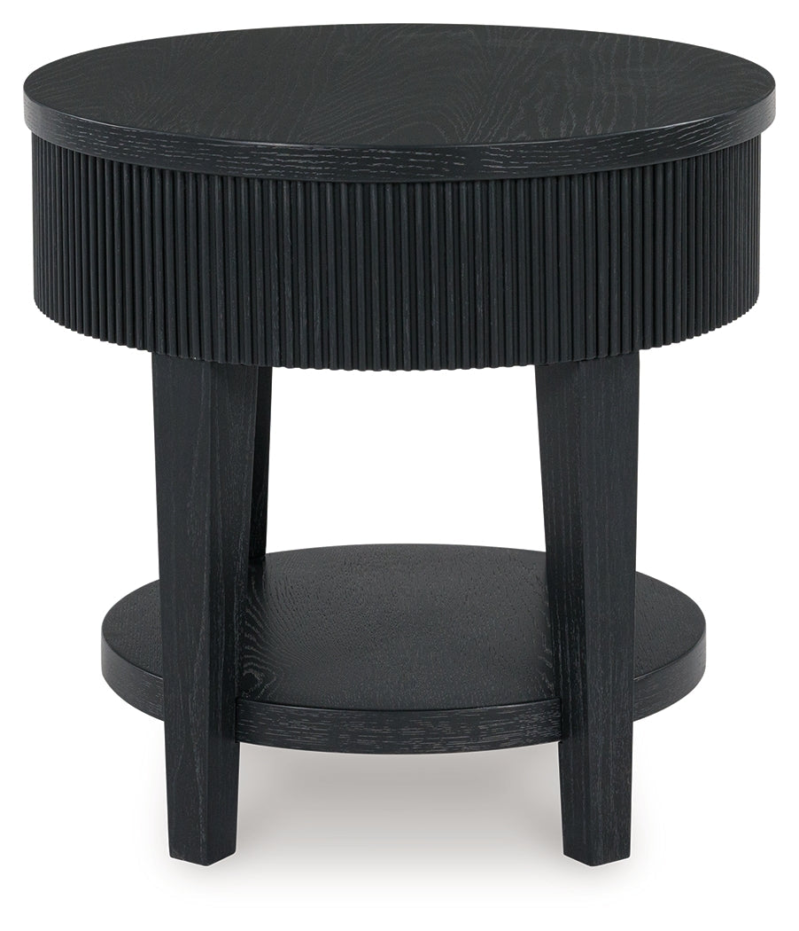 Marstream Black End Table