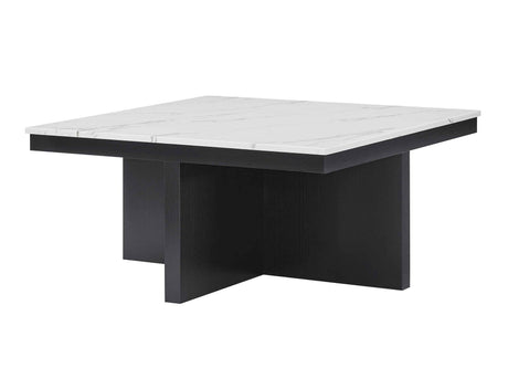Marta Light Gray Coffee Table with 4 Storage Ottomans by Crown Mark at Eve Furniture