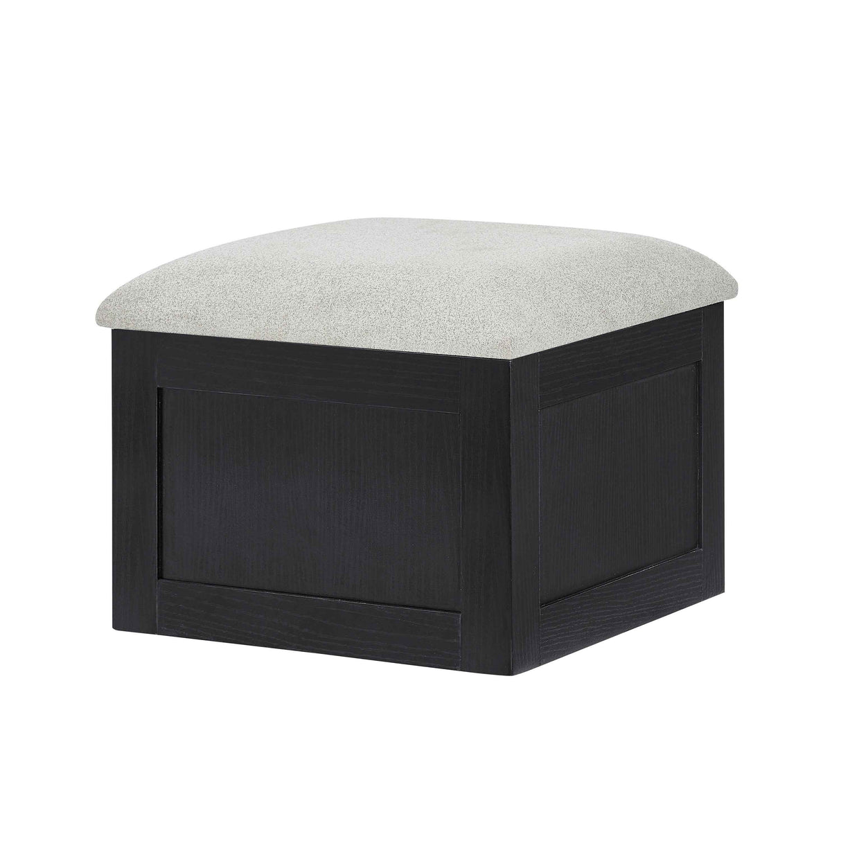 Marta Light Gray Coffee Table with 4 Storage Ottomans