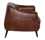 Martel Brown Club Chair by Classic Home at Eve Furniture