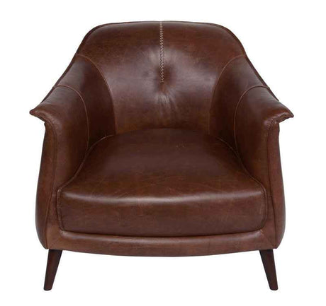 Martel Brown Club Chair by Classic Home at Eve Furniture