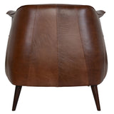 Martel Brown Club Chair by Classic Home at Eve Furniture