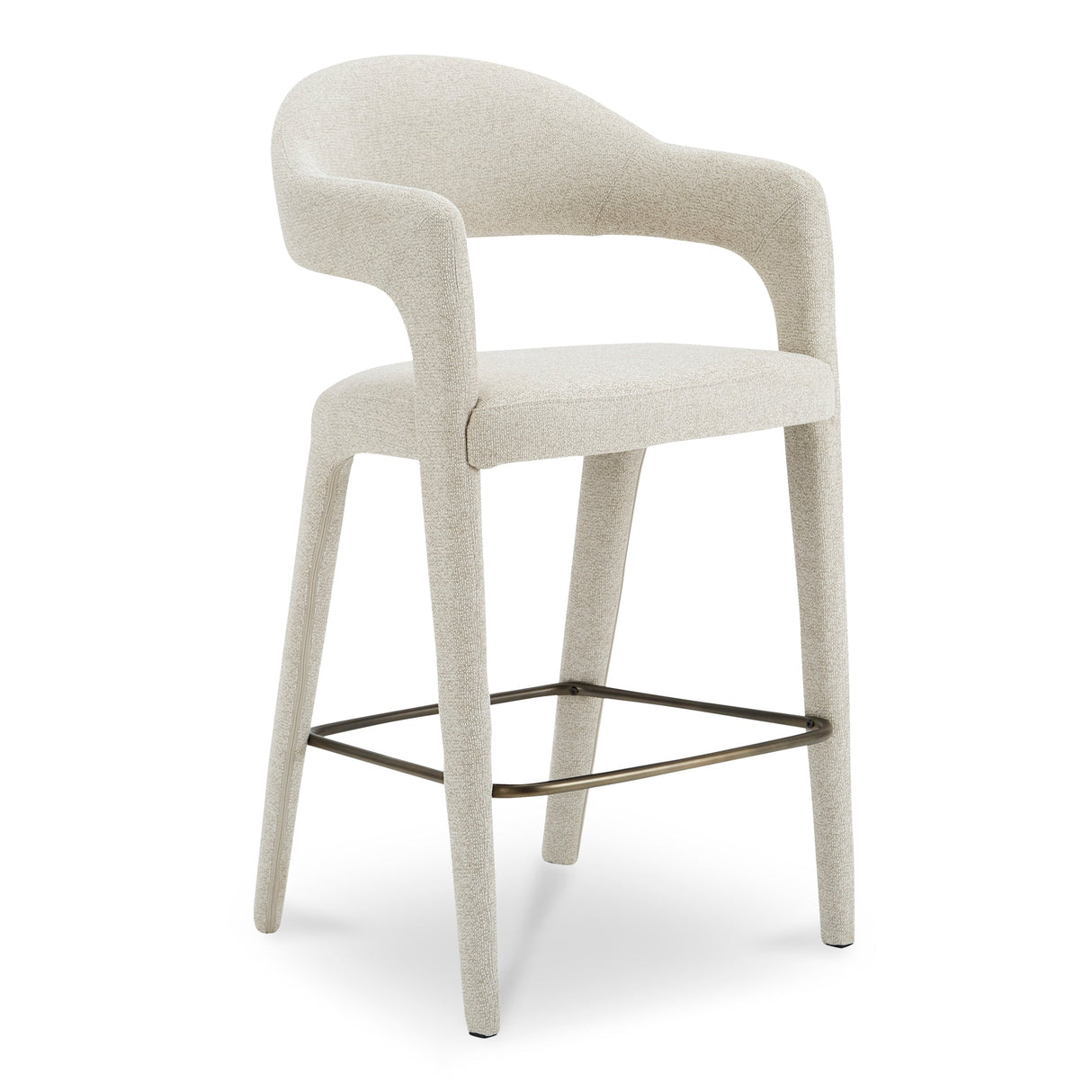 Martens Beige Bar Stool by MOES at Eve Furniture