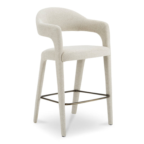 Martens Beige Bar Stool by MOES at Eve Furniture