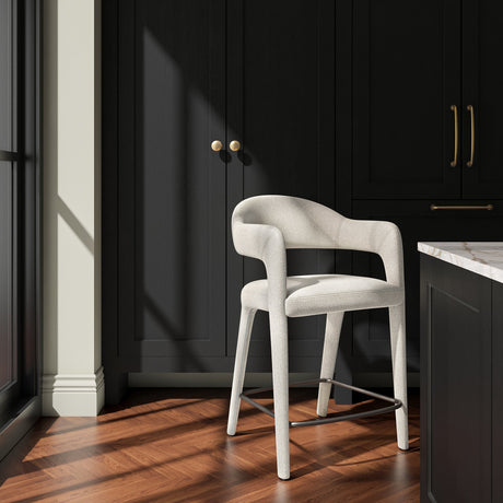 Martens Beige Counter Stool by MOES at Eve Furniture