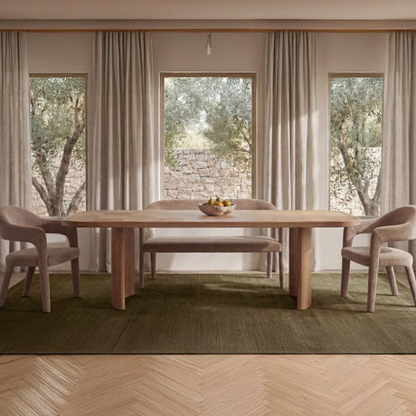 Martens Camel Dining Bench by MOES at Eve Furniture
