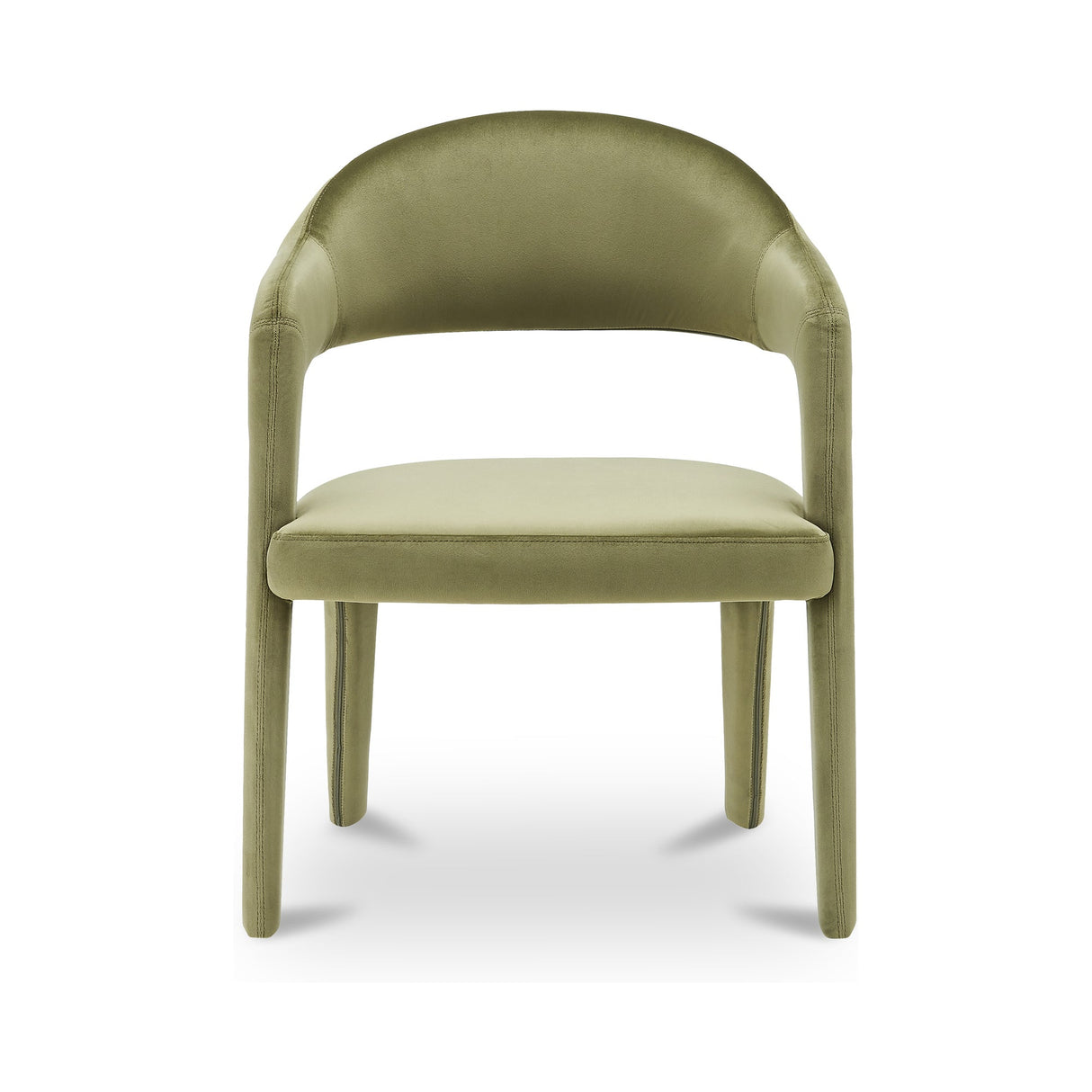 Martens Green Dining Chair Velvet by MOES at Eve Furniture