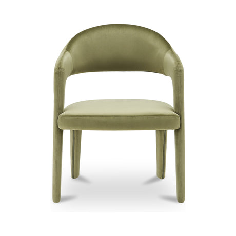Martens Green Dining Chair Velvet by MOES at Eve Furniture