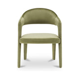 Martens Green Dining Chair Velvet by Moe's Home at Eve Furniture