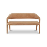 Martens Tan Leather Dining Bench by Moe's Home at Eve Furniture