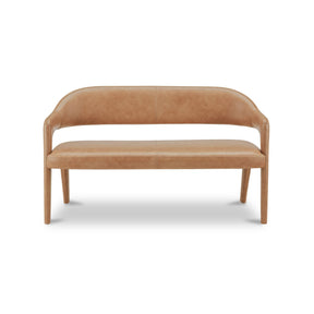 Martens Tan Leather Dining Bench by Moe's Home at Eve Furniture