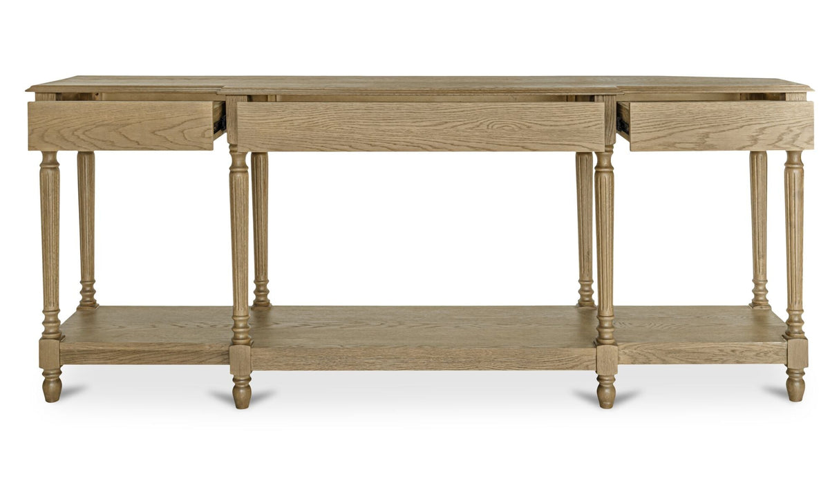 Martha Console Table Brown by Moe's Home at Eve Furniture