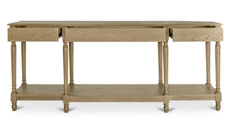 Martha Console Table Brown by Moe's Home at Eve Furniture