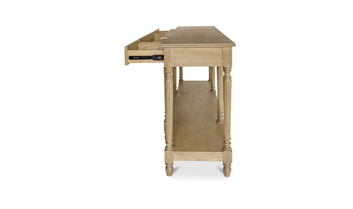 Martha Console Table Brown by Moe's Home at Eve Furniture