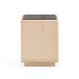 Martha Taupe Mirrored Nightstand by TOV Furniture at Eve Furniture