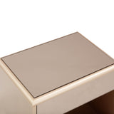 Martha Taupe Mirrored Nightstand by TOV Furniture at Eve Furniture