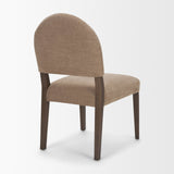 Martie Rounded Back Dining Side Chair | Fabric w/ Wood, Set of 2 by Mercana at Eve Furniture