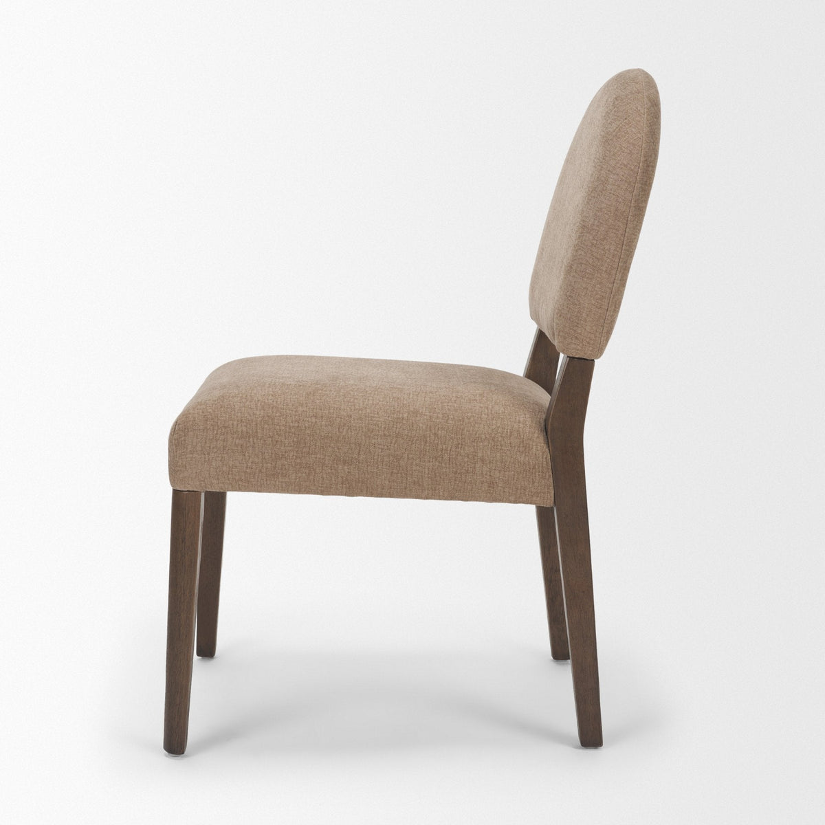 Martie Rounded Back Dining Side Chair | Fabric w/ Wood, Set of 2 by Mercana at Eve Furniture