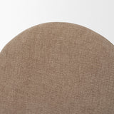 Martie Rounded Back Dining Side Chair | Fabric w/ Wood, Set of 2 by Mercana at Eve Furniture