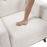 Martina Beige 2-Piece Living Room Set by Homelegance at Eve Furniture
