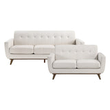 Martina Beige 2-Piece Living Room Set by Homelegance at Eve Furniture