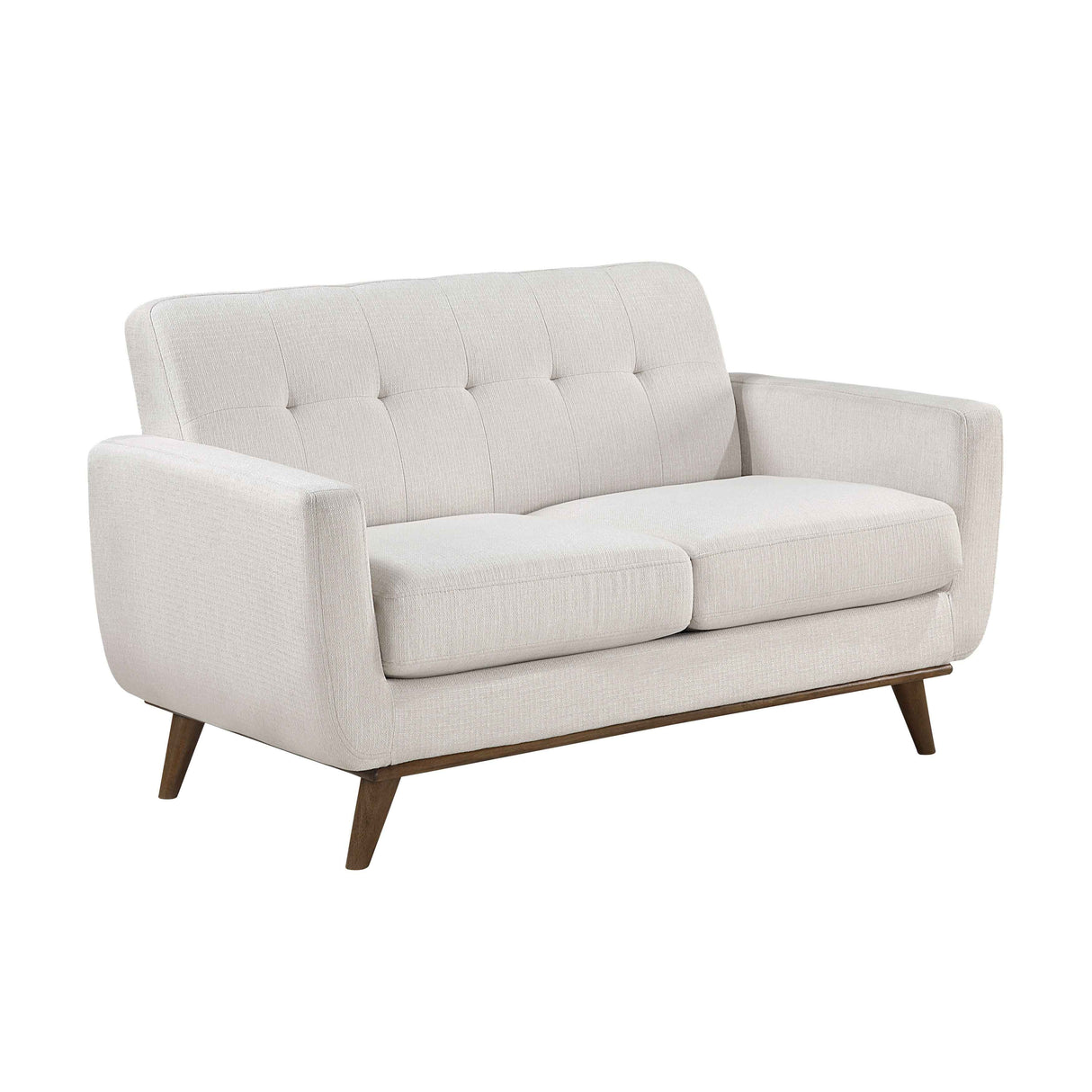Martina Beige Loveseat by Homelegance at Eve Furniture